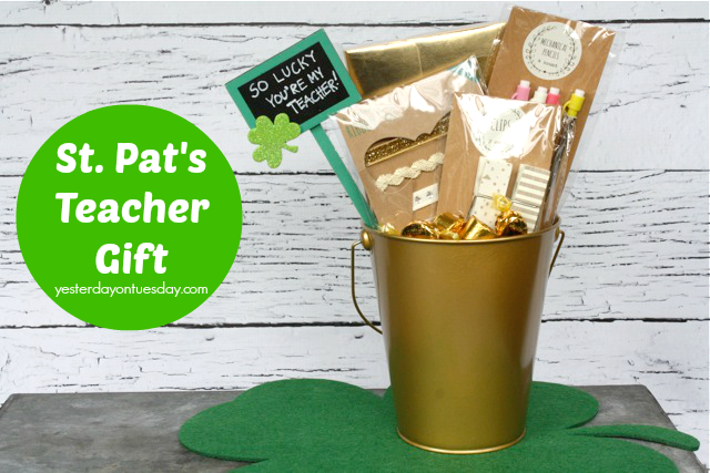 Golden Teacher Gift St. Patrick's Day Teacher Gift Ideas