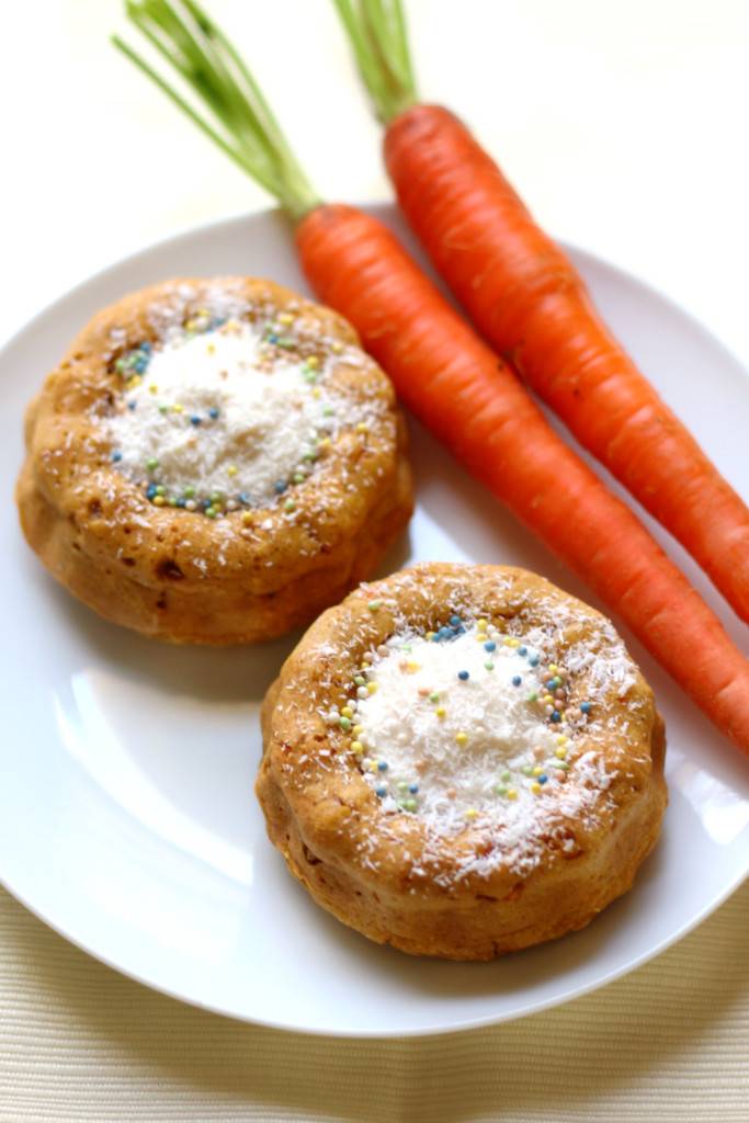 Mini Carrot Bundt Easter Cakes