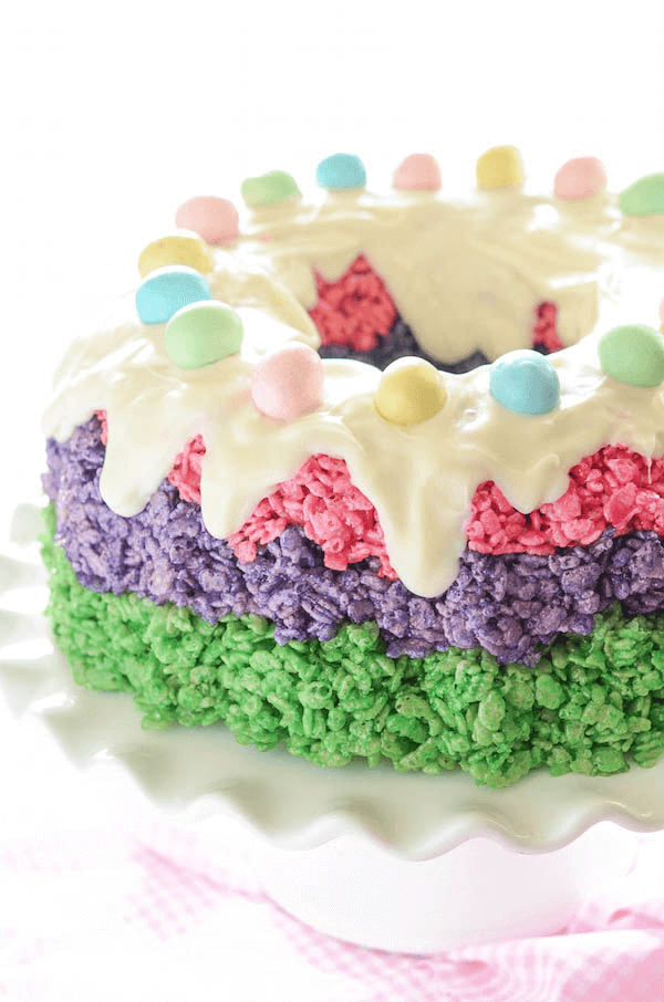 Rice Krispie Easter Cakes