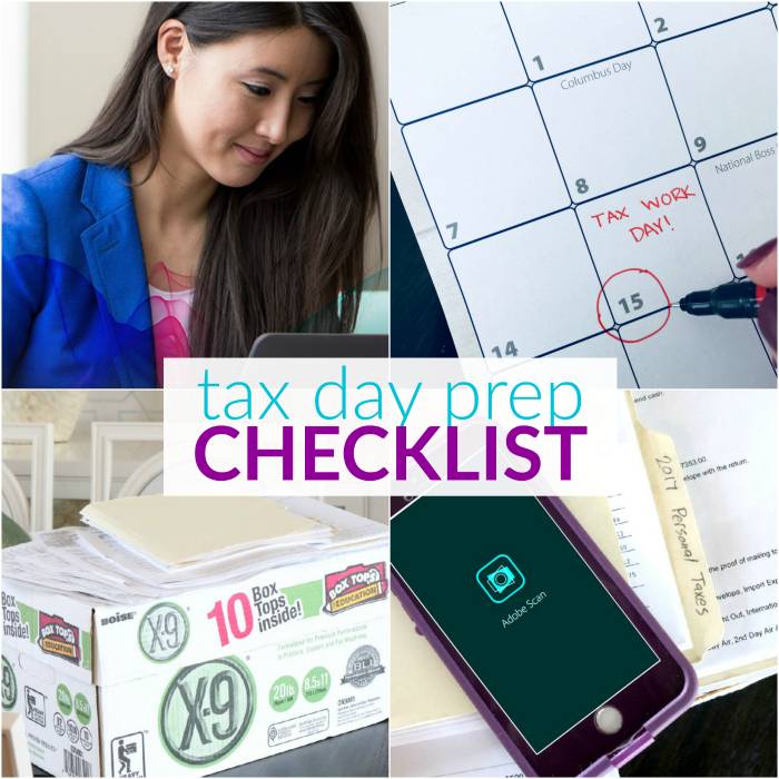 Tax Day Prep Checklist