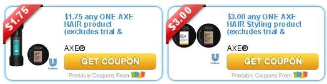 AXE Shampoo Coupons | Shampoo &amp; Conditioner Sales &amp; Cheap Deals