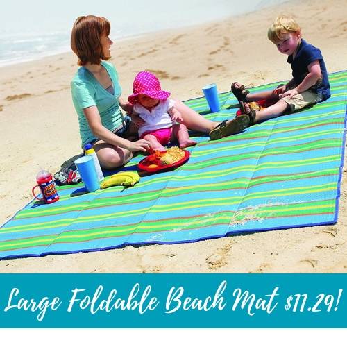 foldable beach mat