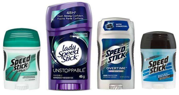 Printable Speed Stick Coupons for Men's and Women's Deodorant