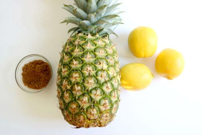Pineapple Lemonade Recipe with Lemons