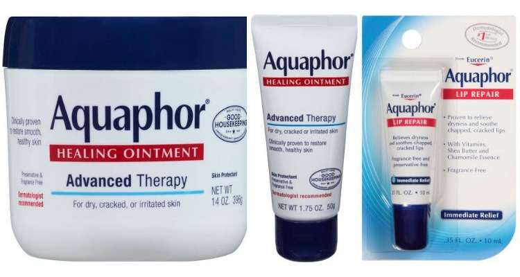 Printable Aquaphor Coupons for Healing Ointment, Lip Repair, Baby Healing Ointment and More