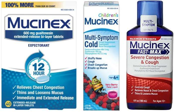 Printable Muscinex Coupons for Cough & Chest Congestion and Allergies