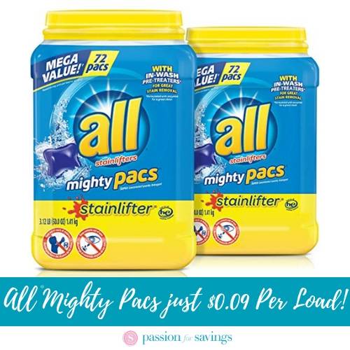Best Deals on All Laundry Detergent Cheap Mighty Pacs, Baby Detergent