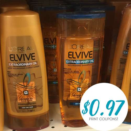 L'Oreal Shampoo Coupons | L'Oreal Advanced, Elvive, Conditioner Sales