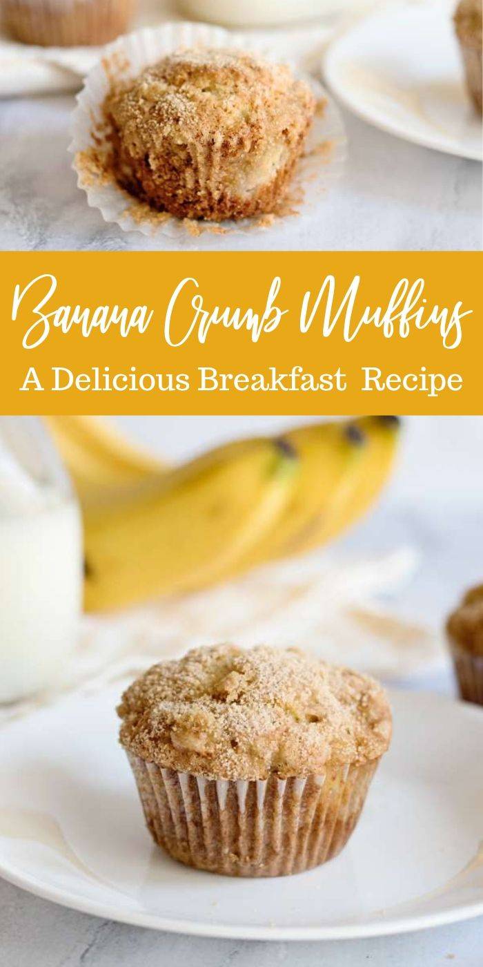 banana crumb muffins