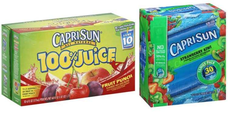 Printable Capri Sun Coupons for Juice Pouches