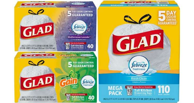 Printable Glad Trash Bag Coupons for Trash Bags