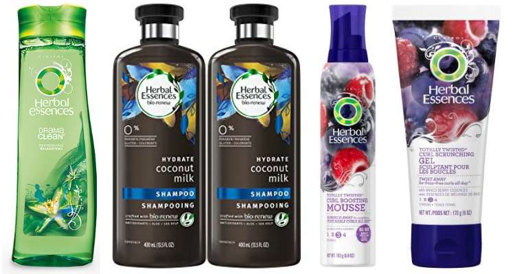 Printable Herbal Essences Coupons for Shampoo, Conditioner and Stylers
