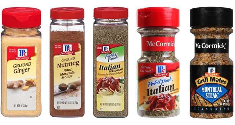 Printable McCormick Coupons for Seasoning and Spices