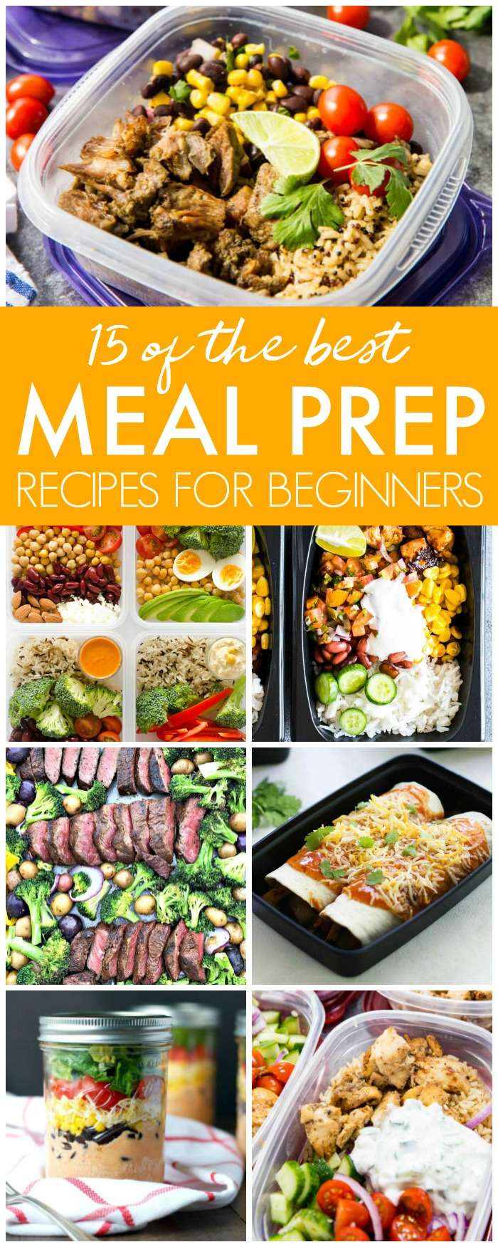 Meal Prep Recipes, Freezer Meals, Jar Salads, Bento Boxes and more Make Ahead Recipes! Do your prep work once a week for easy weekly cooking!