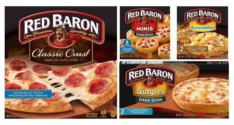 Printable Red Baron Coupons for Frozen Pizza