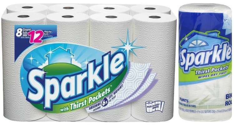 Printable Sparkle Coupons for Paper Towels