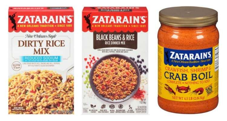 Printable Zatarains Coupons for Rice Mix, Fish Fry, Crab Boil and More