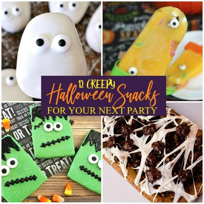 Halloween Snacks, Halloween Desserts, Halloween Treats, and Creepy Halloween Food for a fun Halloween Party with some Spooky Halloween Food!