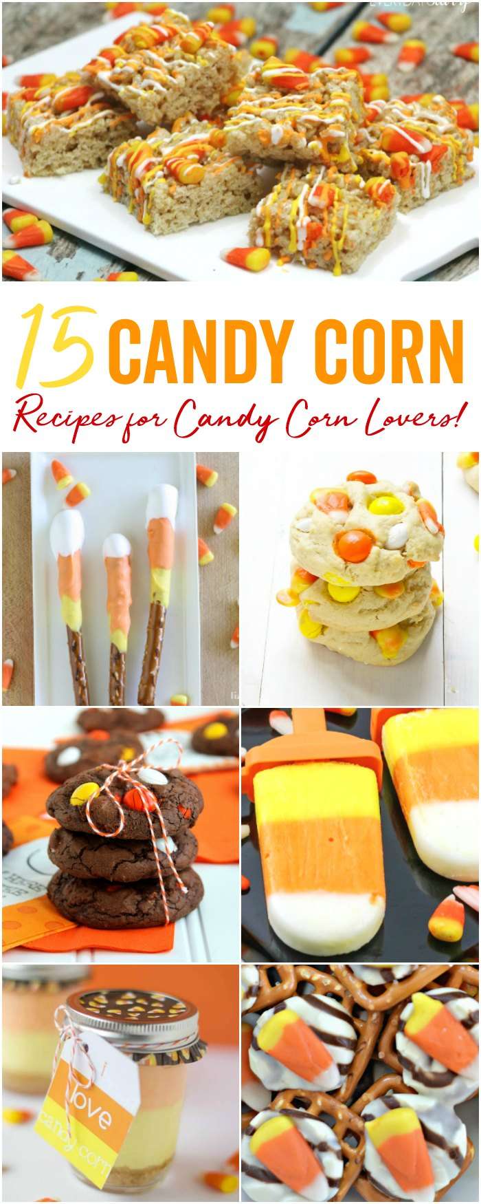 Candy Corn Recipes, Halloween Snacks for Party, and Fall Desserts for all your party planning during the Fall and Halloween Season!