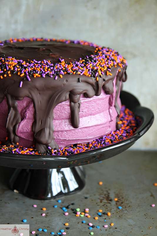 Halloween Witch Unicorn Cake
