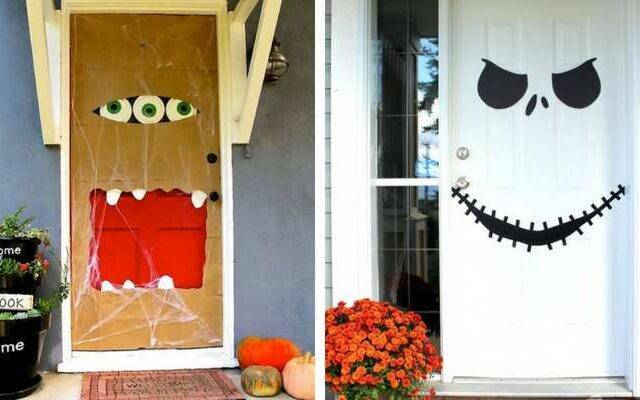 Halloween Front Door Decorations