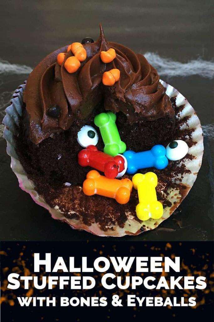 Halloween Stuffed Cupcakes Snacks