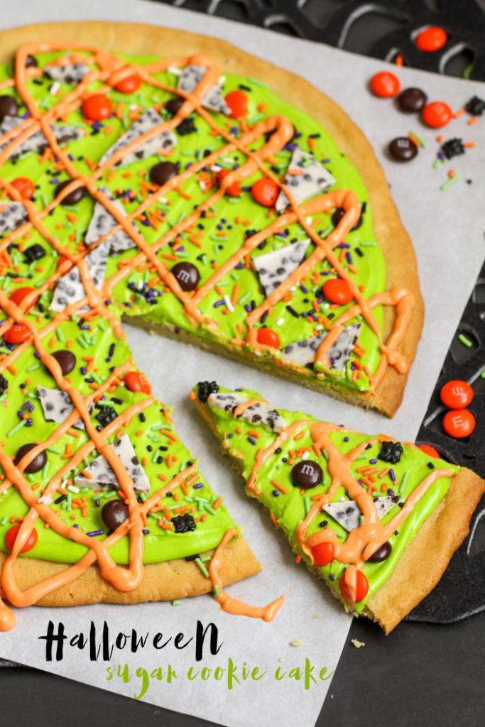 Halloween Sugar Cookie Cake