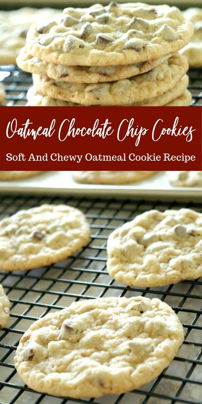 Oatmeal Chocolate Chip Cookie recipe