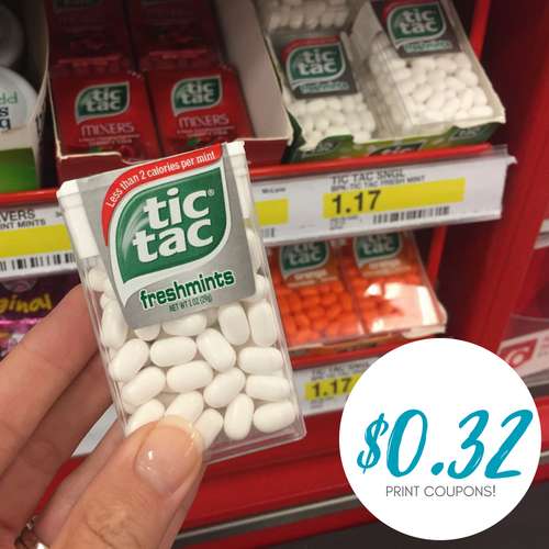 Tic Tac Mints Coupons | Best Sales &amp; Cheap Deals
