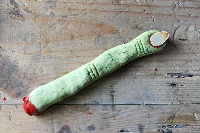 Halloween Desserts - Witch Fingers - Veggie Desserts