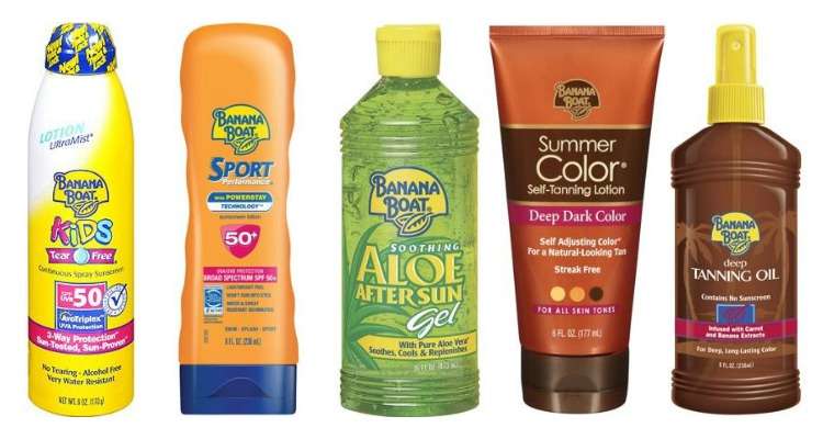 Printable Banana Boat Coupons for Sunscreen, Aloe, Deep Tanning Oil and More