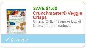 Crunchmaster Cracker Coupons | Best Sales &amp; Cheap Deals
