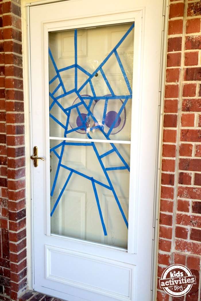 Halloween Door Decorations - Googly Eye Door - Kids Activity Blog