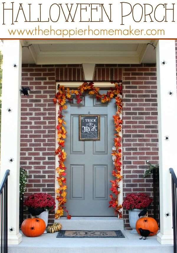 Halloween Door Decorations - Easy Front Halloween Decor