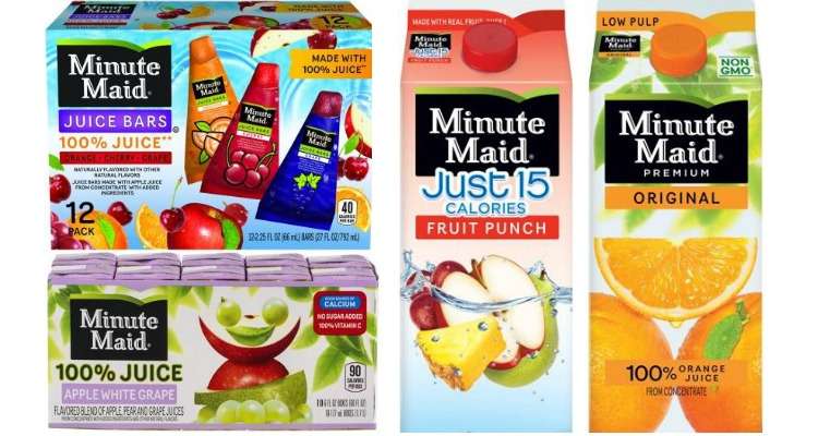 Printable Minute Maid Coupons for Juice and Fruit Bars