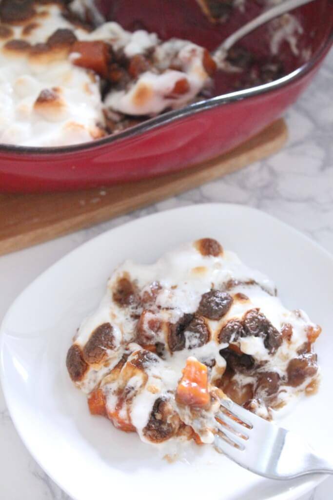 Thanksgiving Potluck Recipes - Cinnamon Sugar Sweet Potatoes 