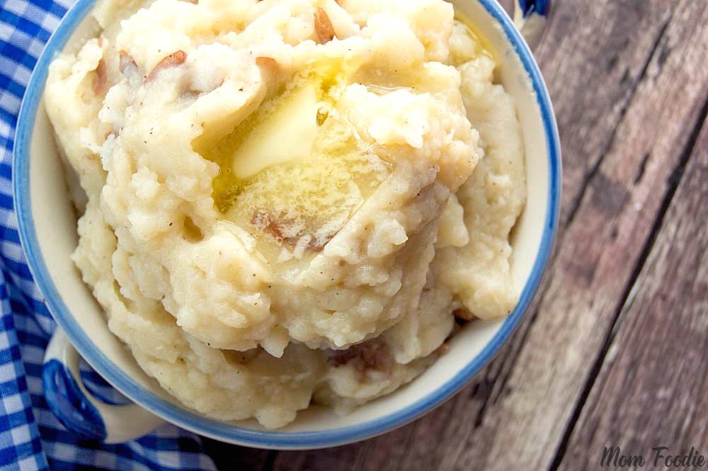 make ahead thanksgiving recipes - crock pot mashed potatoes 