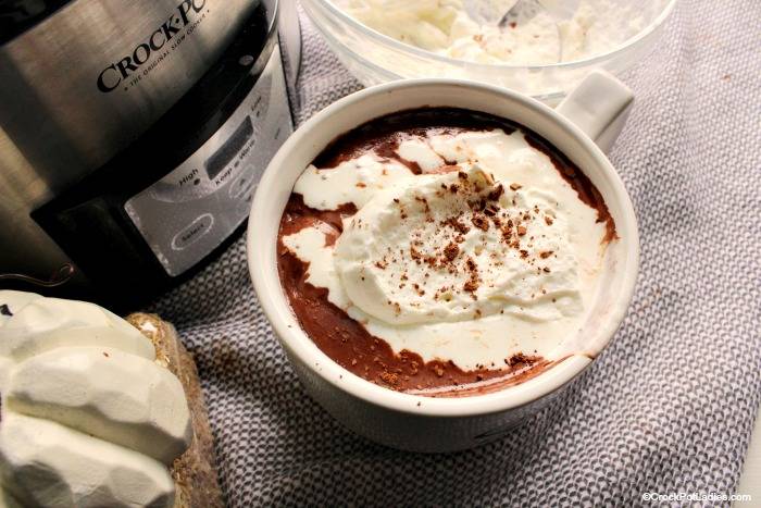 Crockpot Hot Chocolate Recipes - Pumpkin Spice Cocoa 