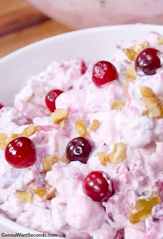 Sweet Thanksgiving Salads - Cranberry Salad Recipe 