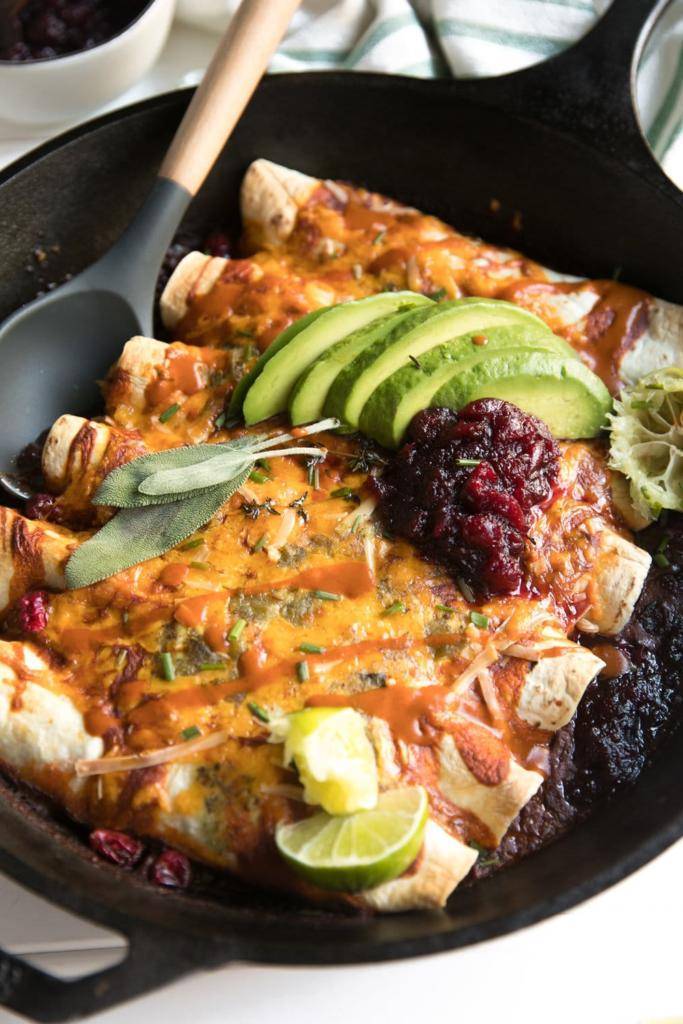 Thanksgiving Leftover Creations - Turkey Enchiladas