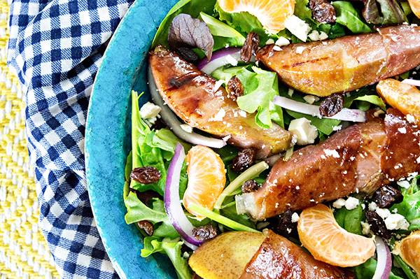 Easy Thanksgiving Recipes - Pear and Prosciucto Salad