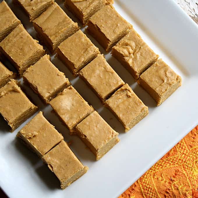Thanksgiving Dessert Recipes - Pumpkin Fudge 