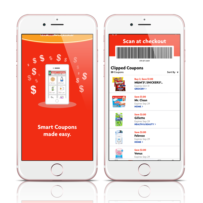 Family Dollar Smart Coupons Scan at Checkout