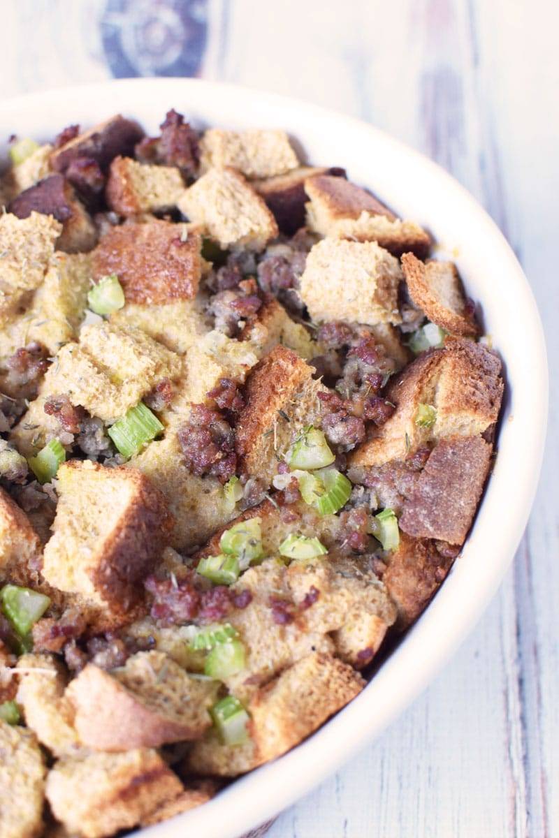 Thanksgiving Recipes - homemade stuffing