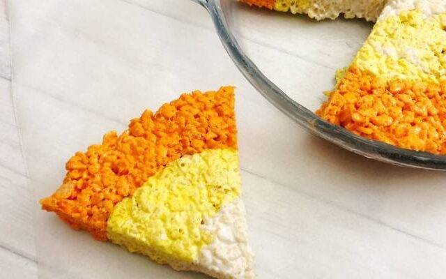 candy corn crispy