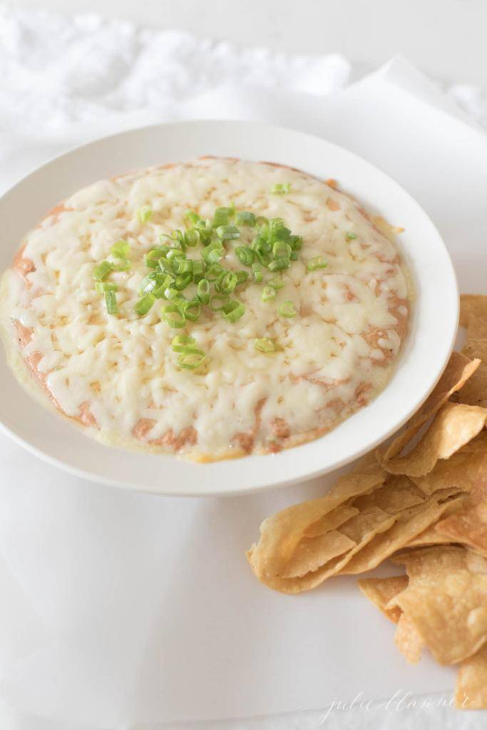 Thanksgiving Make Ahead Recipes - Cream Cheese bean dip 