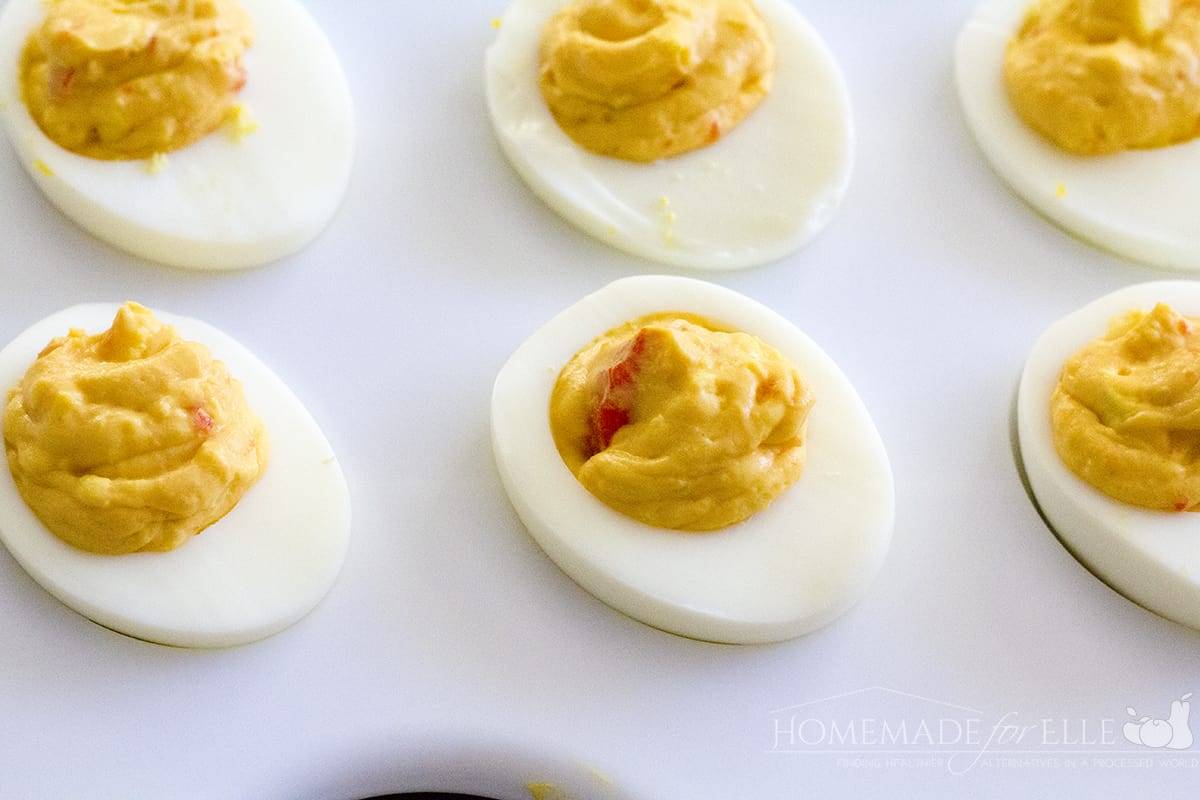 Make Ahead Thanksgiving Sides - Deviled Eggs 