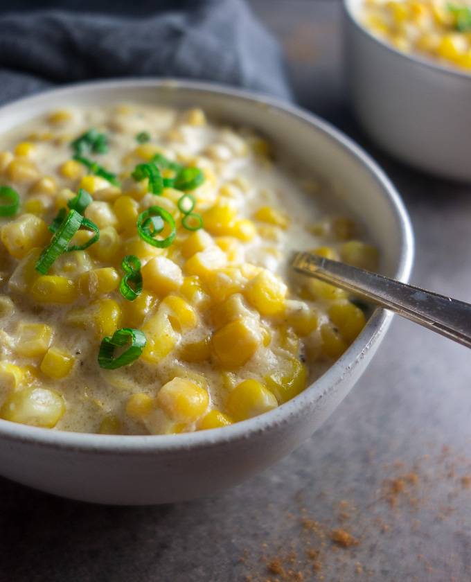 Thanksgiving Recipes - Spicy Creamed Corn Recipe