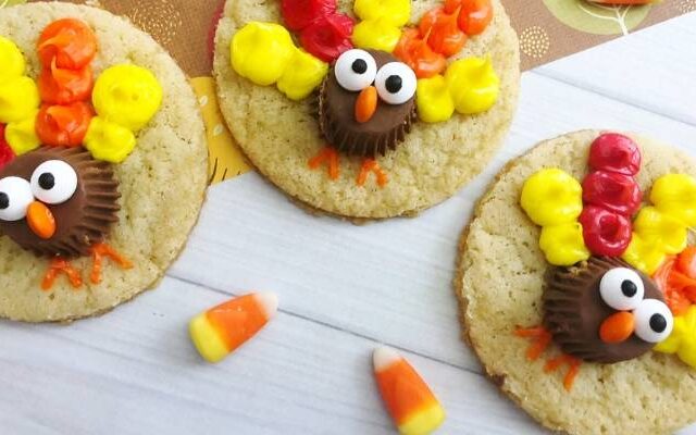 kid thanksgiving cookie