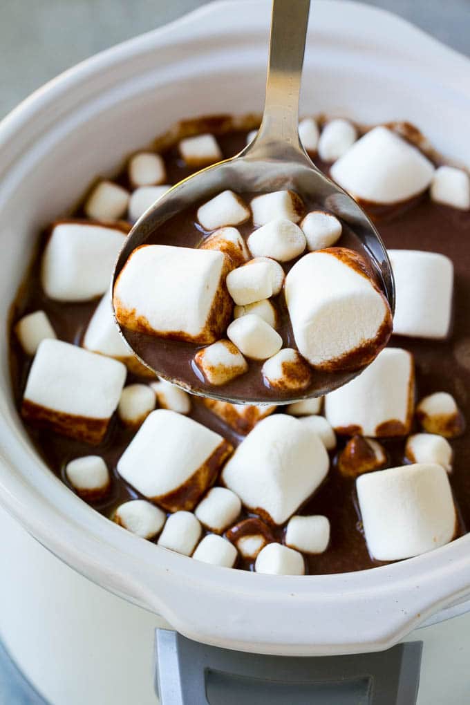 Slow Cooker Recipe for Hot Chocolate - Rich and Creamy Hot Cocoa 
